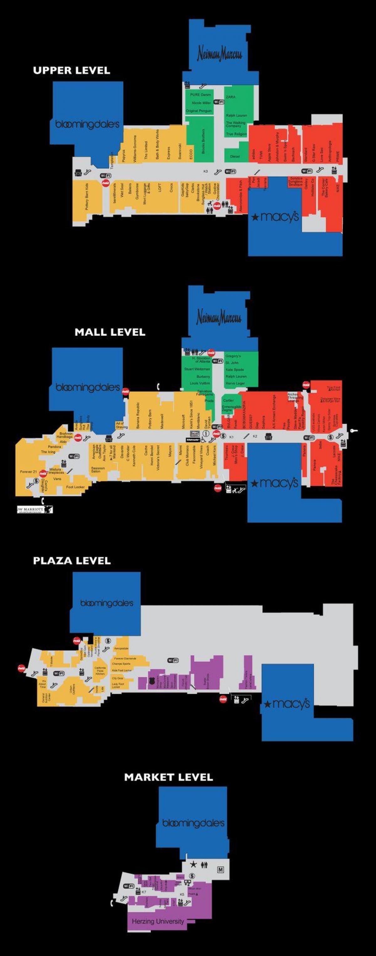 Lenox square Mall картата