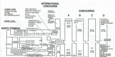 Карта на летище атл